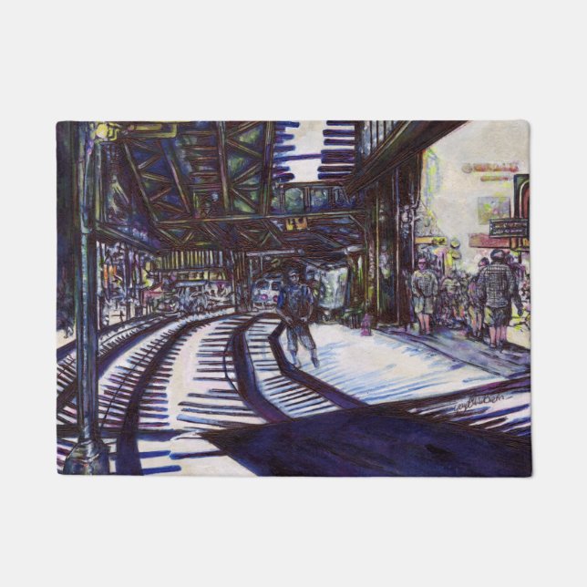 Dusting the Piano Doormat (Front)