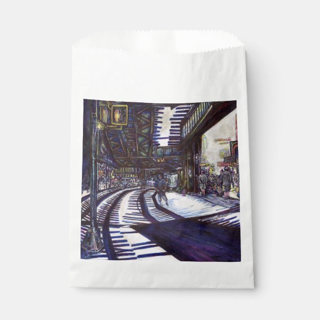 Dusting the Piano Favour Bag (Front)