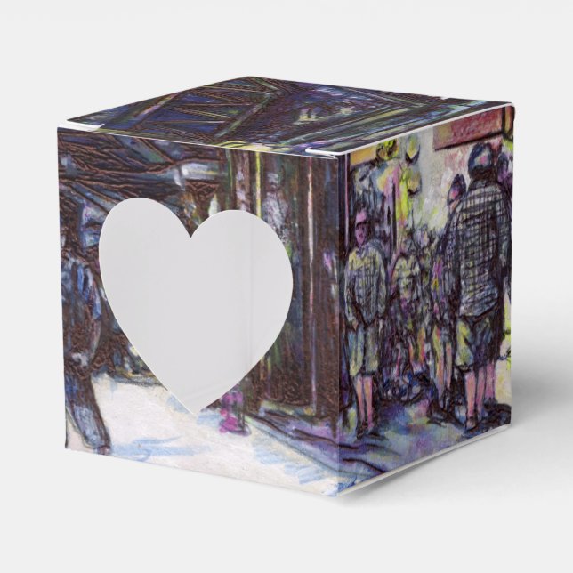 Dusting the Piano Favour Box (Front Side)