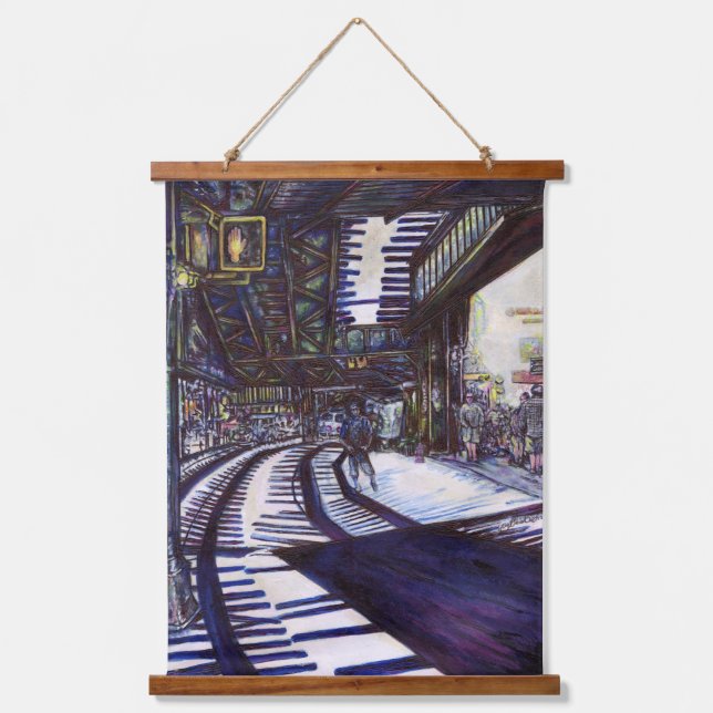 Dusting the Piano Hanging Tapestry (Front)