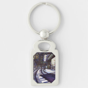Dusting the Piano Key Ring