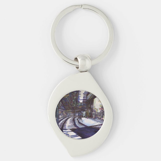 Dusting the Piano Key Ring (Front)