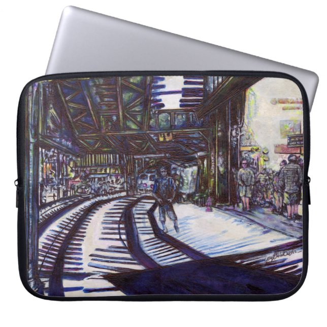 Dusting the Piano Laptop Sleeve (Front)