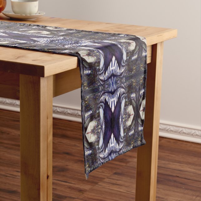 Dusting the Piano Medium Table Runner (In Situ)