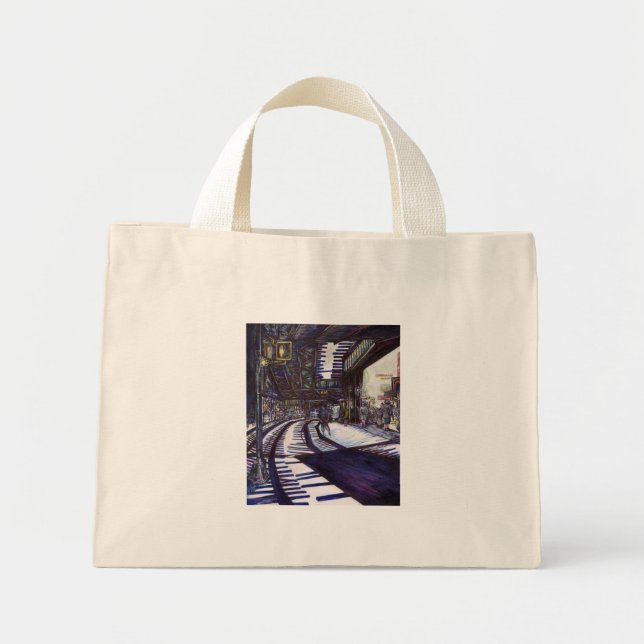 Dusting the Piano Mini Tote Bag (Front)