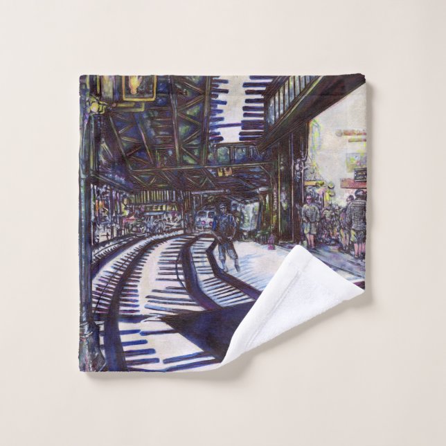 Dusting the Piano Wash Cloth (Wash Cloth)