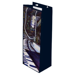 Dusting the Piano Wine Gift Bag