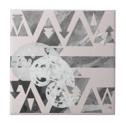 Dusty Ash Snail of the Eternity Ceramic Tile