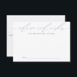 Dusty Blue Advice for Newlyweds Keepsake Card<br><div class="desc">These beautifully designed cards offer a unique way for wedding guests to share their heartfelt advice and wishes with the bride and groom. Ideal for adding a personal touch to your special day, these cards ensure cherished keepsakes for the happy couple. Perfect for wedding receptions, bridal showers, and engagement parties....</div>