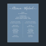 Dusty Blue and White elegant Simple bridal party  Flyer<br><div class="desc">Celebrate Your Beloved Bridal Party with our Custom Minimal Dusty Blue White Simple Bridal Party Card: A Chic and Timeless Tribute to Your Treasured Companions. Introducing our exquisite Custom Minimalist Dusty Blue White Simple Bridal Party Card – a fusion of elegance and simplicity that pays homage to the cherished individuals...</div>