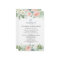 Dusty Blue Blush Floral Garden Wedding Programs