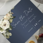 Dusty Blue Boho Wedding Save the Date Announcement Postcard<br><div class="desc">Introducing our beautifully designed Dusty Blue Boho Wedding Save the Date Announcement Postcard, featuring elegant white roses and a charming rustic look. Take your wedding stationery to the next level with this exquisite and unique design. Your guests will be delighted to receive this gorgeously detailed Save the Date postcard, setting...</div>