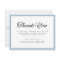 Dusty blue border sympathy thank you card