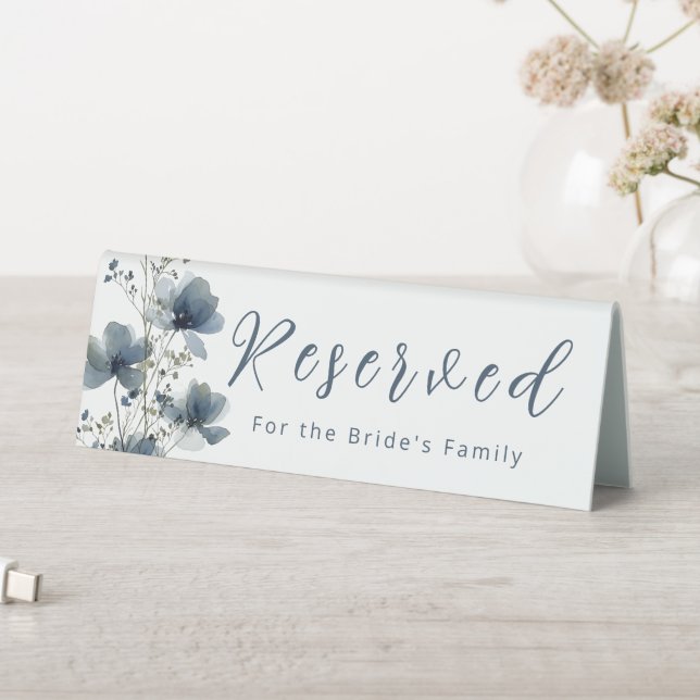 Dusty Blue Botanical Wedding (In SItu (Table))