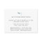Dusty Blue Botanical Wedding Accommodations