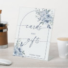 Dusty Blue Cards & Gifts Bridal Shower Sign