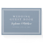 Dusty Blue Chic Simple Minimalist Wedding