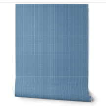 Dusty Blue Coarse Faux Linen