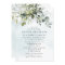 Dusty Blue Eucalyptus Greenery Boho Bridal Shower