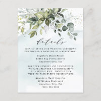 Dusty Blue Eucalyptus Greenery Succulent Wedding