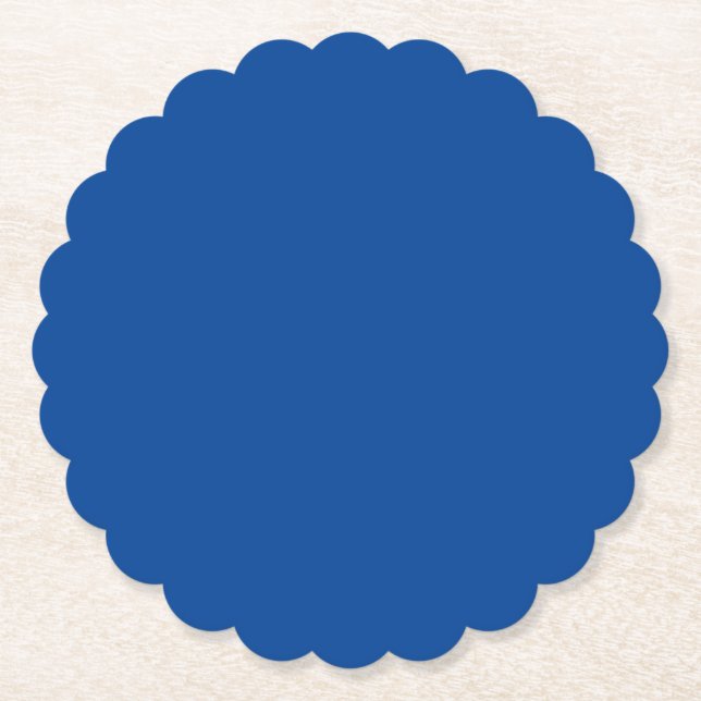  Dusty Blue,Flat Blue,Greyish Blue, Paper Coaster (Front)