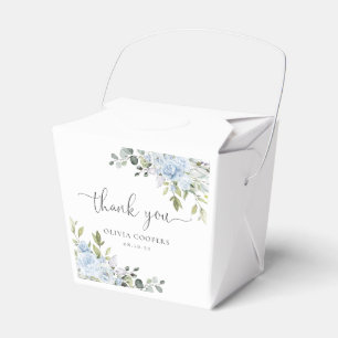 Dusty Blue Floral Eucalyptus Baby Shower Favour Bo Box