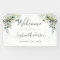 Dusty Blue Greenery Bridal Shower Welcome Sign