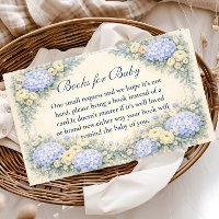 Dusty Blue Hydrangea Baroque Floral Books For Baby