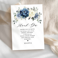 Dusty Blue Navy Champagne Ivory Bridal Shower