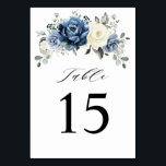 Dusty Blue Navy Champagne Ivory Floral Wedding Table Number<br><div class="desc">Dusty blue floral wedding table numbers featuring elegant bouquet of navy blue, royal blue , white , gold, champagne ivory, blush colour rose , ranunculus flower buds and sage green eucalyptus leaves and elegant watercolor bouquet. Please contact me for any help in customisation or if you need any other product...</div>
