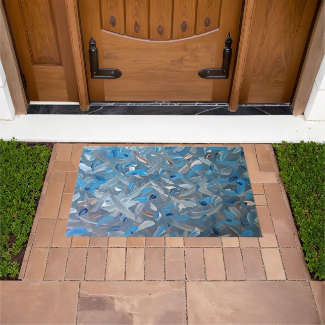 Dusty Blue Outdoor Rug (Outdoor)