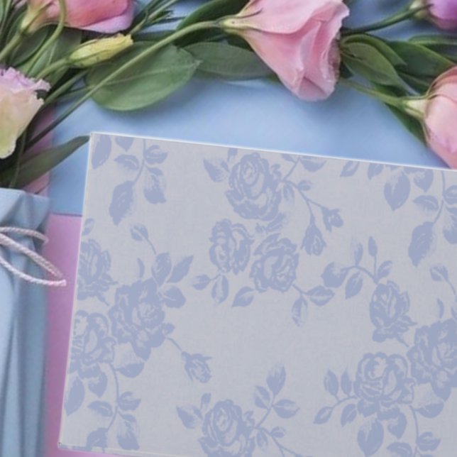Dusty  Blue Roses Envelope (Creator Uploaded)