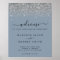 Dusty Blue & Silver Unplugged Wedding Welcome