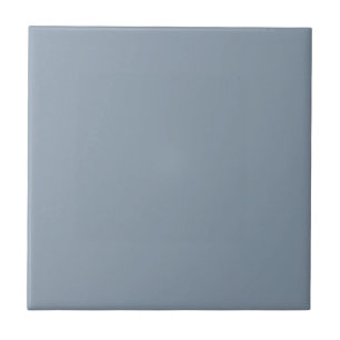 Dusty Blue Solid Color Ceramic Tile