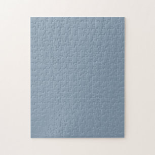 Dusty Blue Solid Colour Jigsaw Puzzle