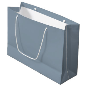 Dusty Blue Solid Colour Large Gift Bag