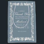 Dusty Blue Talavera Fiesta Bridal Shower Favour Medium Gift Bag<br><div class="desc">Everyone loves a fiesta! This collection is a stunning blend of elegance and cultural heritage, inspired by the traditional Mexican Talavera tile patterns. The earthy dusty blue Terracotta floral border exudes sophistication and a touch of festive charm, making it perfect for your Spanish or Mexican inspired celebration. Whether you're hosting...</div>