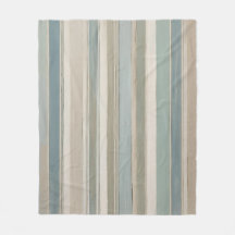 Dusty Blue Teal Sage Beige Stripe