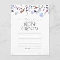 Dusty Blue Watercolor Wildflower Date Ideas