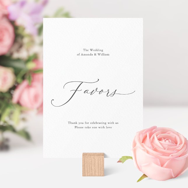 Dusty Blue Wedding Favour Sign Invitation (Creator Uploaded)