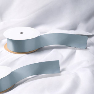 Dusty Blue Wedding Party Satin Ribbon