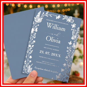 Dusty Blue Wedding Wildflower