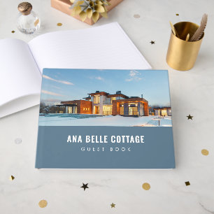 Dusty Blue Winter Ski Resort Rental Photo Feedback Guest Book