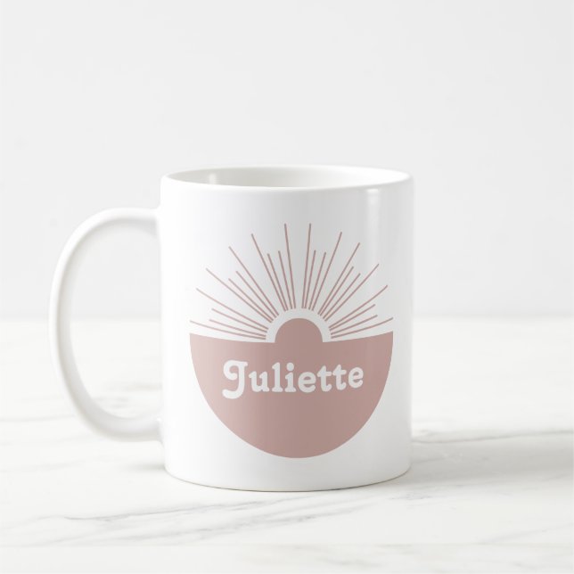 Dusty Blush Coffee Mug (Left)