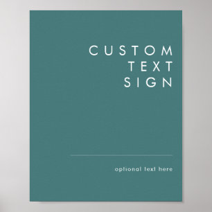 Dusty Boho Green Cards and Gifts Custom Sign