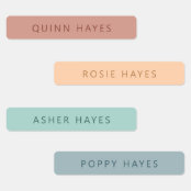 Dusty Boho Name