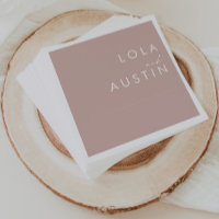 Dusty Boho | Rose Wedding Napkins