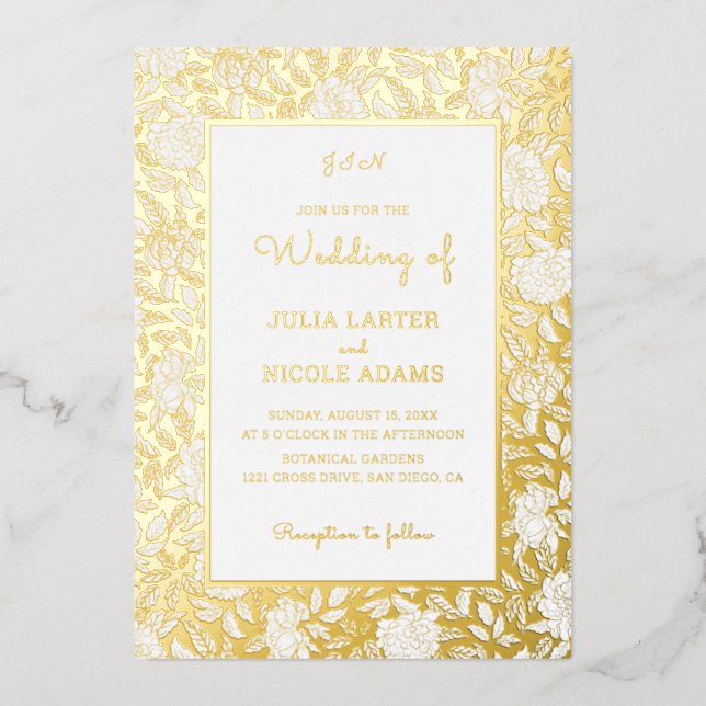 Dusty Brunt Orange Peony Flowers Fall Wedding (Front)