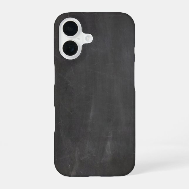 Dusty Chalkboard iPhone 16 Case (Back)