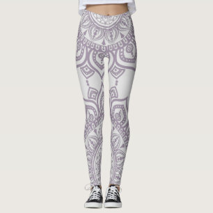 Dusty colour of passion fruits Yoga workout purple Leggings